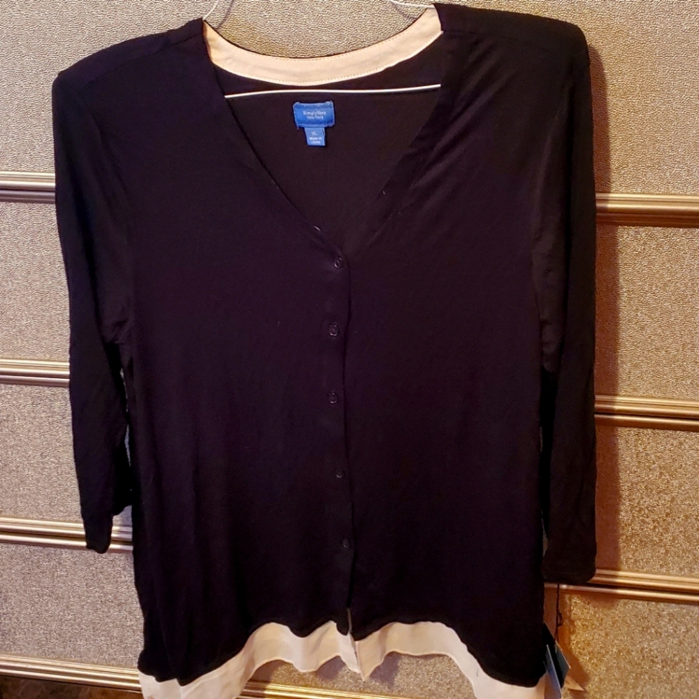 Simply Vera by Vera Wang XL pajama top